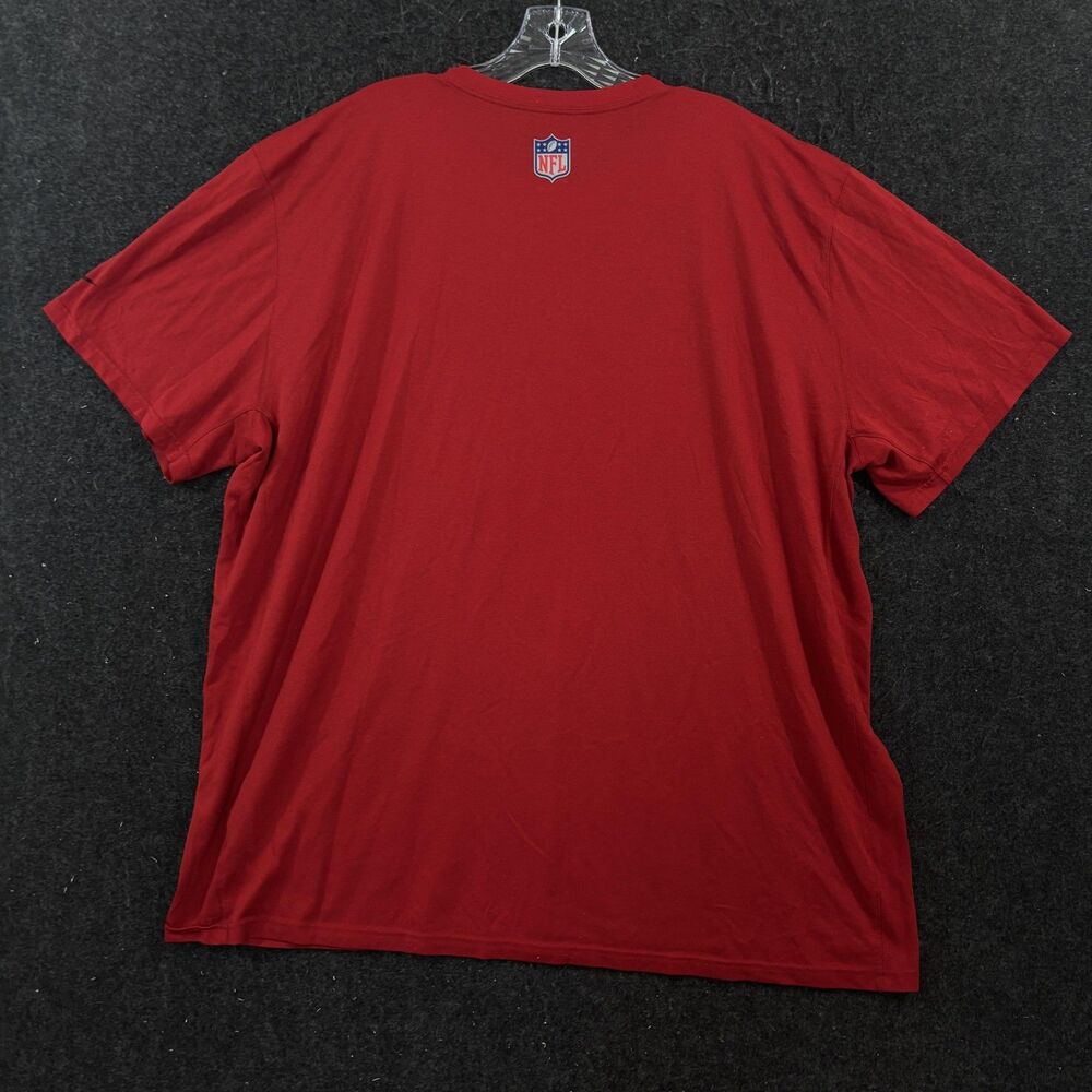 Atlanta Falcons Shirt Men's 3XL Red Graphic Nike Dri-FIT On Field Tee - Picture 3 of 7